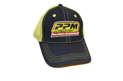PPM Logo Cap, Trucker Mesh, Gold & Black - PPMA210