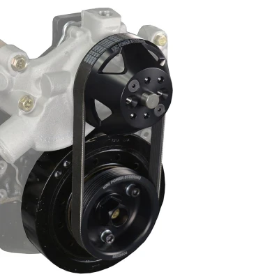 KRC Economy Single Belt Water Pump Pulley Front Drive Serpentine Kit without tensioner. Includes Crank Pulley, Tapered Water Pump Pulley, Belt and Spare Belt.
 25% Reduction - KRC16225605