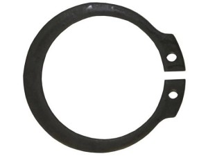 Lower Shaft Bearing Snap Ring, Quick Change, Natural Finish, Steel, Each.