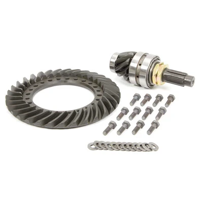 Ring and Pinion, 4.11 Ratio, 10 Spline, Includes Bearings, Bolts, Washers, and Posi Lock Nut, Steel, Winters 12 Bolt, 10in. Quick Change, Kit. - QCW5715