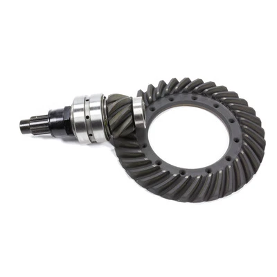 Ring and Pinion, 4.11 Ratio, 10 Spline, Includes Bearings, Aluminum Posi Lock Nut, and Pinion Pilot Bearing, 8620 Mild Steel, Quick Change, Kit. - QC411R&PLoaded