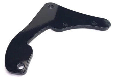 Rear End Plate, Top, Black, Aluminum, 1/2  in, Each - PPM1001TB