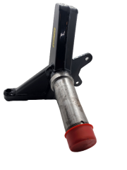 Spindle, Late Model, Rocket/Black, 3.5/1.25, Driver Side, Steel, Black Powder Coated, Chrysler K727, Each