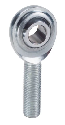 Rod End, CM Series, Spherical, .757 in Bore, 3/4-16 in Right Hand Male Thread, Steel, Zinc Oxide, Each, Oversized for Steering Shaft - CMR12-757
