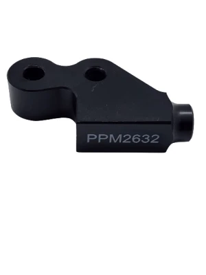 Shock Mount, 2600 series,7/16 hole, Straight, 1 Position, Alum. - PPM2632