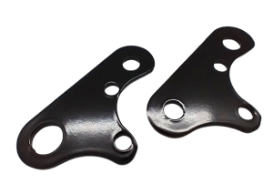 Shock Mount, Chassis, RF, Lhorn, Black Powdercoated,1/4 in Aluminum, Pair