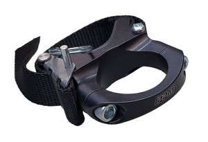 Shock Reservoir Bracket, Clamp-On, Aluminum / Nylon, Black, 1-1/2 to 3 in Reservoirs, 1-1/4 in OD Tube, Each