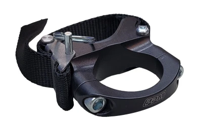 Shock Reservoir Bracket, Clamp-On, Aluminum / Nylon, Black, 1-1/2 to 3 in Reservoirs, 1-3/4 in OD Tube, Each - PPM1192