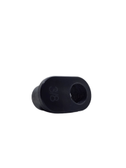 Slug, Spindle Steering Arm, 3/8 in offset, 5/8-18 thread, Steel, Black Oxide, Each
