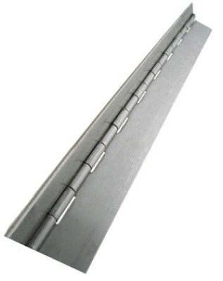 Continuous Hinge, Aluminum, 2 in wide x 72 in length, .125 in pin. Each - PPM72-Hinge