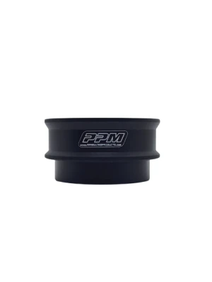 Coil-Over Spring Spacer, 1 in Tall, 2.5 in Spring, Aluminum, Black Anodized, Universal, Each - PPM215