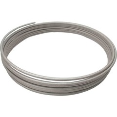 Brake Hard Line, 3/16 in Diameter, 25 ft Coil, Steel, Zinc Oxide, Each