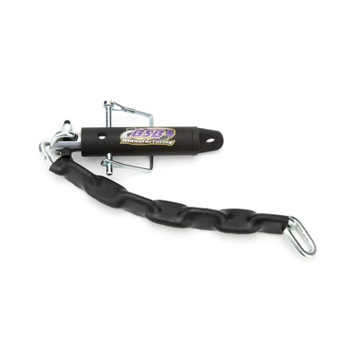 Suspension Limiter Chain, IMCA Style, Quick Adjust, Bolt-On, Steel, Black Paint, Each. - BSB3170