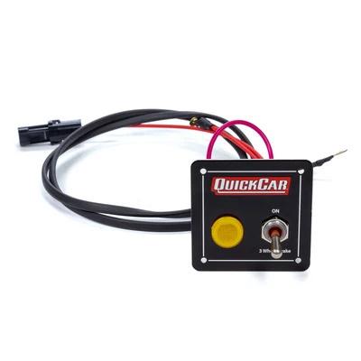 Switch Panel, Dash Mount, 1 Toggle, Indicator Light, Brake Shutoff, Kit - QCP-50-035
