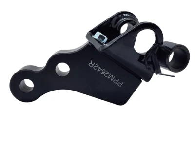 Shock Mount, 2600 Series, Aluminum, Angled Steel Clevis, 7/16 in holes, Each - PPM2642R