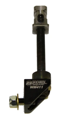 T-Bar Adjuster, Bolt-On / Weld-On, 0.75 in Square Bar Mount, 16 Gauge, Aluminum / Chromoly, Black Anodized / Black, Kit - WM411