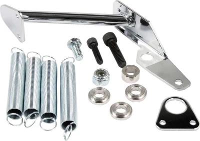 Throttle Return Spring Kit, Carb Mount, 4 Springs, Steel, Chrome, Kit. - PPM1331