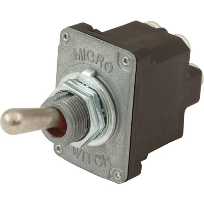 Toggle Switch, Micro, Ignition Crossover, On / On, Weatherproof, Double Pole, 25 amps, 12V, Each - QCP-50-420
