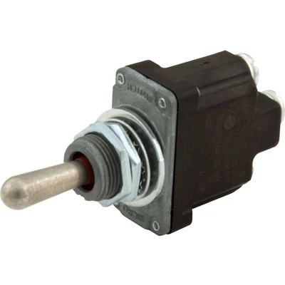 Toggle Switch, Micro, Momentary / Off / Momentary, Weatherproof, Single Pole, 25 amps, 12V, Each - QCP-50-401