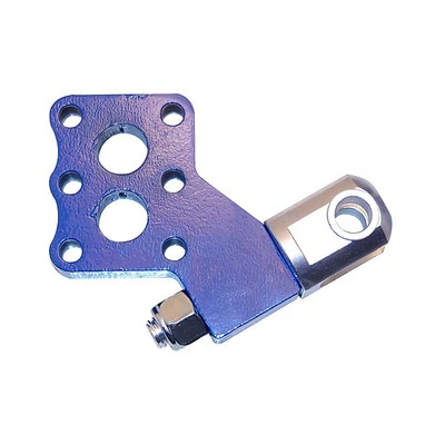 Traction Shock Mount, Bolt-On, Clevis Mount, Steel, Blue Powder Coat, BSB Birdcage, Each. - BSB7550-17