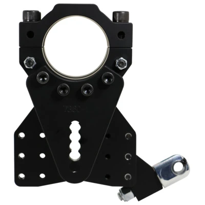 Trailing Arm Bracket, Split, Axle Mount, Clamp-On, Driver Side, Adjustable, Hardware Included, Steel, Black Powder Coat, Universal, Each. - BSB7361L