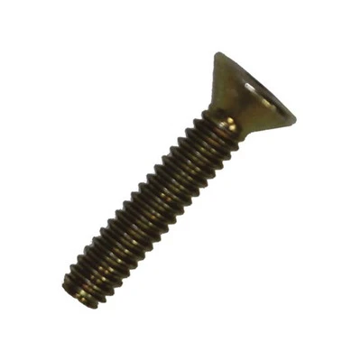 Transmission Screw, Flat Head, 10-24 Thread, 1 in Long, Steel, Cadmium, Bert Transmissions, Each. - BERSG-1066