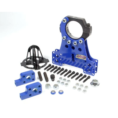 Two Link Bracket, Clamp-On, Spring Cup, Brackets / Hardware Included, Steel, Blue Powder Coat, Kit. - BSB7350