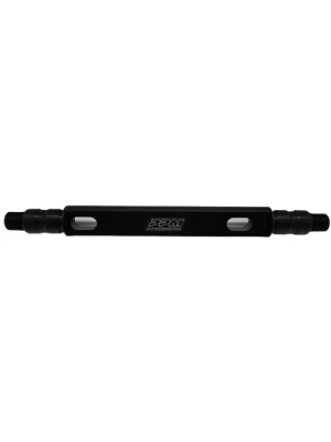 Control Arm Cross Shaft, Upper, Slotted, Aluminum, Black Anodized, SLF series, Each - PPM6000ALF