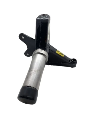 Spindle, Late Model, Warrior, 3.5/1.25, Passenger Side, Steel, Black Powder Coated, GM K6141, 9 in tall, Each - PPMW281-9.00