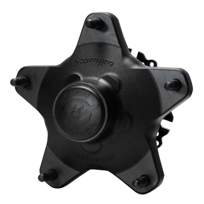 Wheel Hub, Front, Starlite 55-XD, Wide 5, Dynamic Adapter Mount, Aluminum, Black Paint, Each - WIL270-12127C