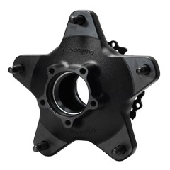 Wheel Hub, Rear, Starlite 55-XD, Wide 5, 5-Bolt Drive, Dynamic Adapter Mount, Aluminum, Black E Coat, Each
