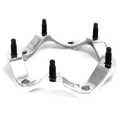Wheel Spacer, Wide 5, 2in. Offset, Triangulated Design, Course Studs, Aluminum, Natural, Each. - WIL270-2189C