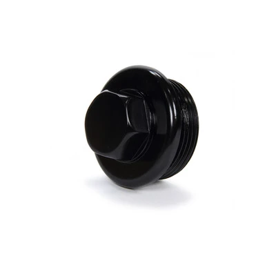 Quick Change Side Bell Inspection Plug, 1-5/8-12 in Thread, 1 in Hex Head, O-Ring Seal, Aluminum, Black Anodized, Winters 10in. Quick Change, Each. - QCW3261