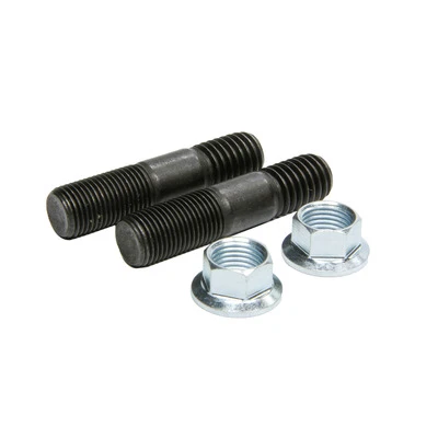 Transmission Stud, 1/2-20 and 1/2-13 in Thread, 2-1/4 in Long, Nuts Included, Steel, Kit. Trans to Bellhousing - WIN68727
