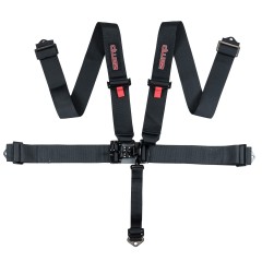 Zamp Race Seat Harness Black 3x3 5 Point Pull Down (Out) SFI 16.1