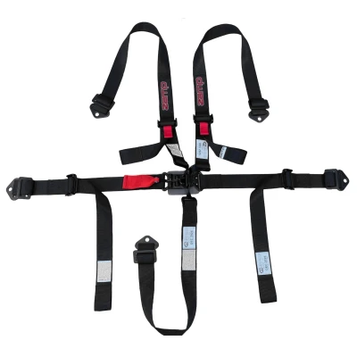 Zamp Race Seat Harness Youth Black 2" 5 Point SFI 16.2 - ZAM-HARN08S003